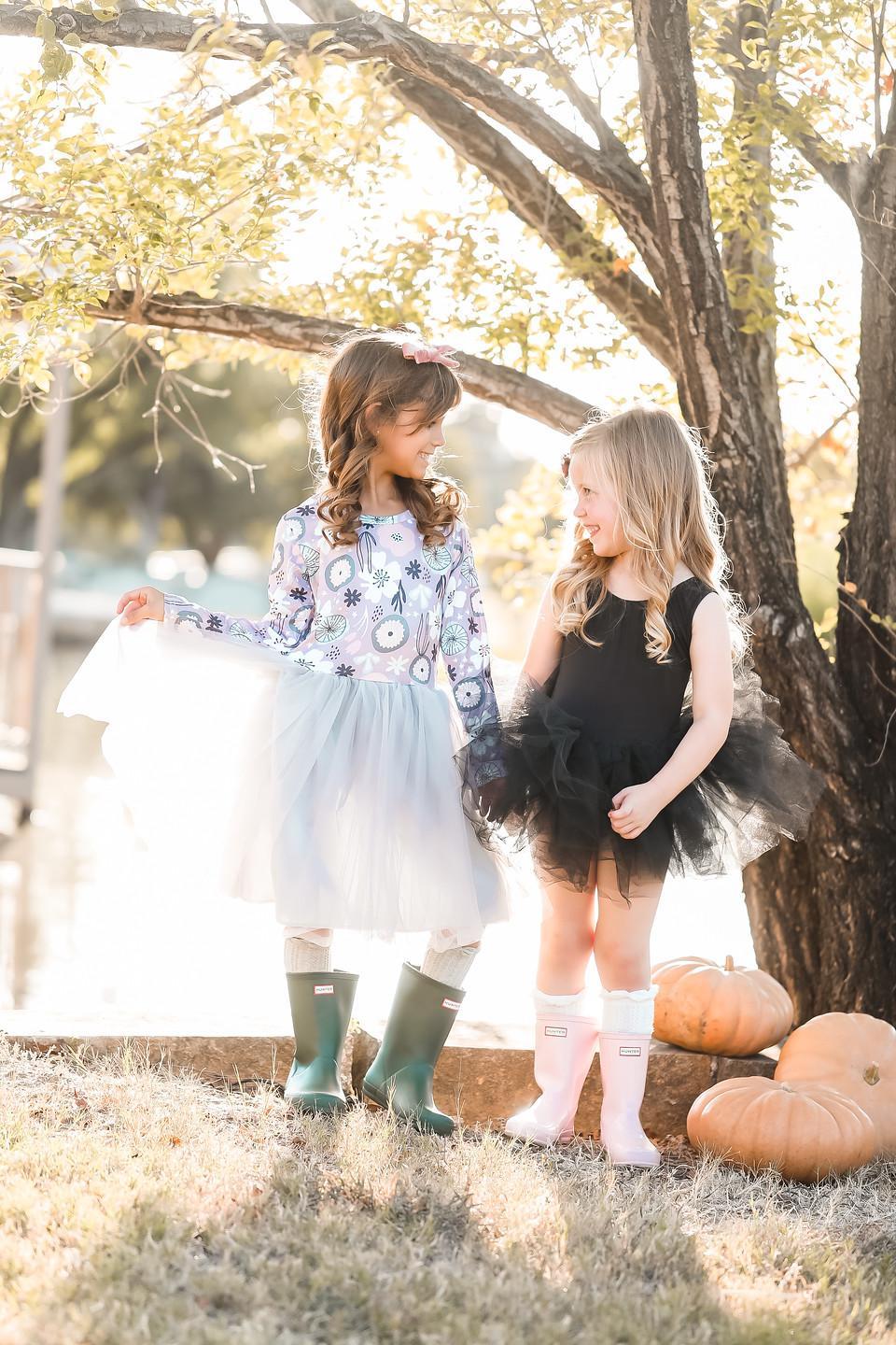 Mila & Rose:  Black Tank Tutu Leotard