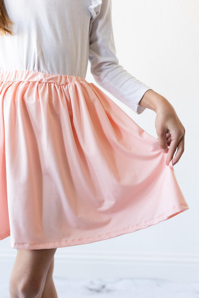 Mila & Rose:  SALE Peach Twirl Skirt