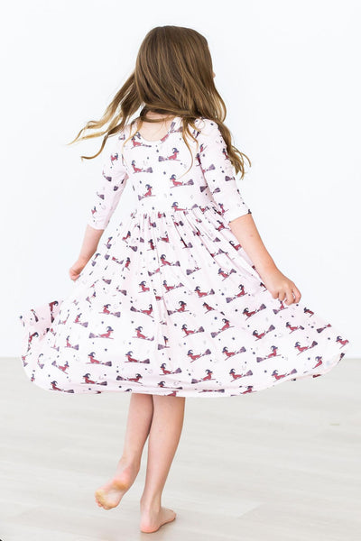 Mila & Rose:  Happy Howl-oween Pocket Twirl Dress