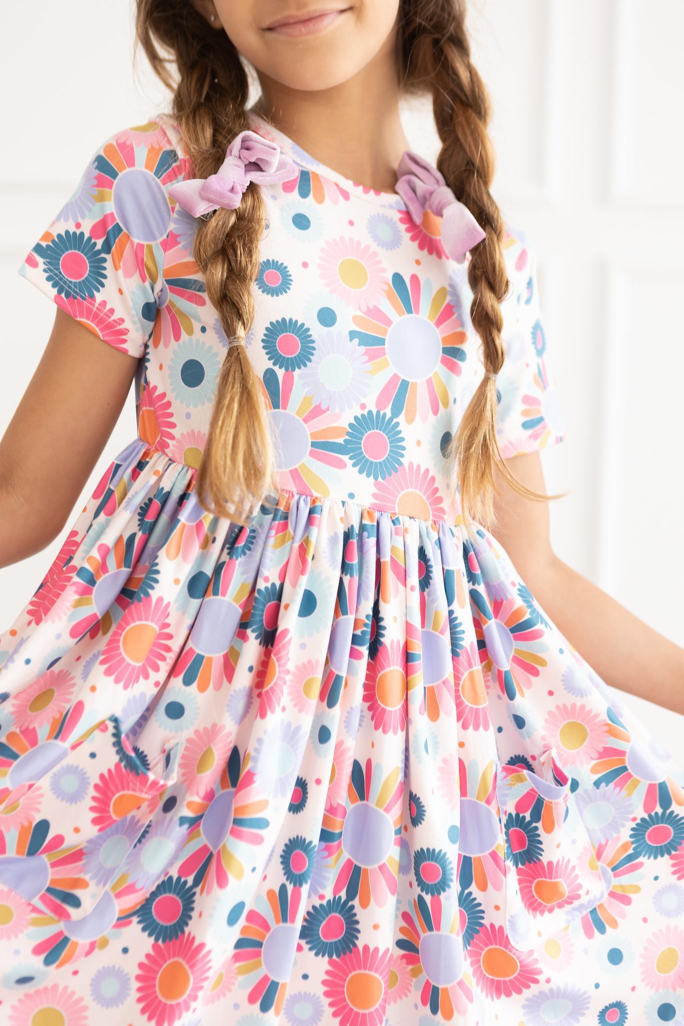 Mila & Rose:  Keep Growing S/S Pocket Twirl Dress