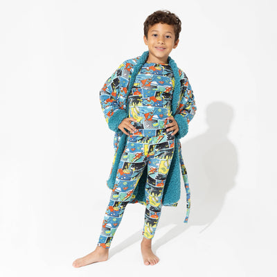 Bellabu Bear - Justice League Heroes Bamboo Kids Pajamas