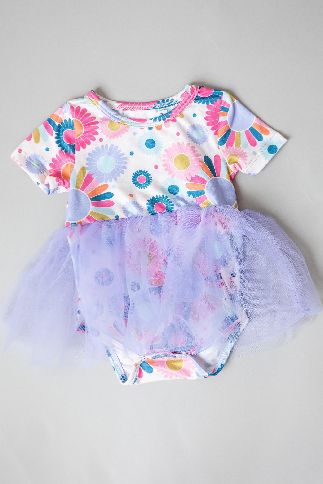 Mila & Rose:  Keep Growing Tutu Bodysuit