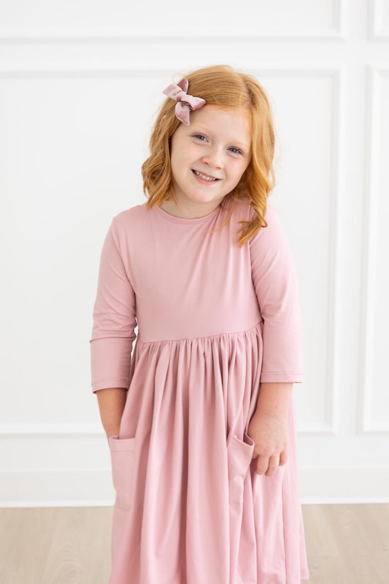 Mila & Rose:  Vintage Pink Pocket Twirl Dress