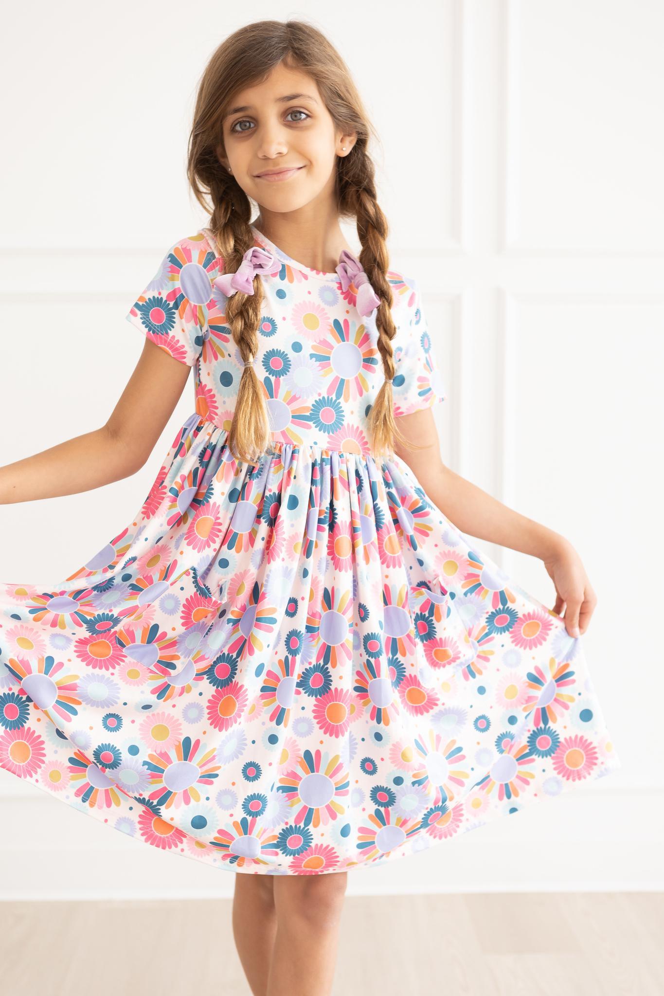 Mila & Rose:  Keep Growing S/S Pocket Twirl Dress