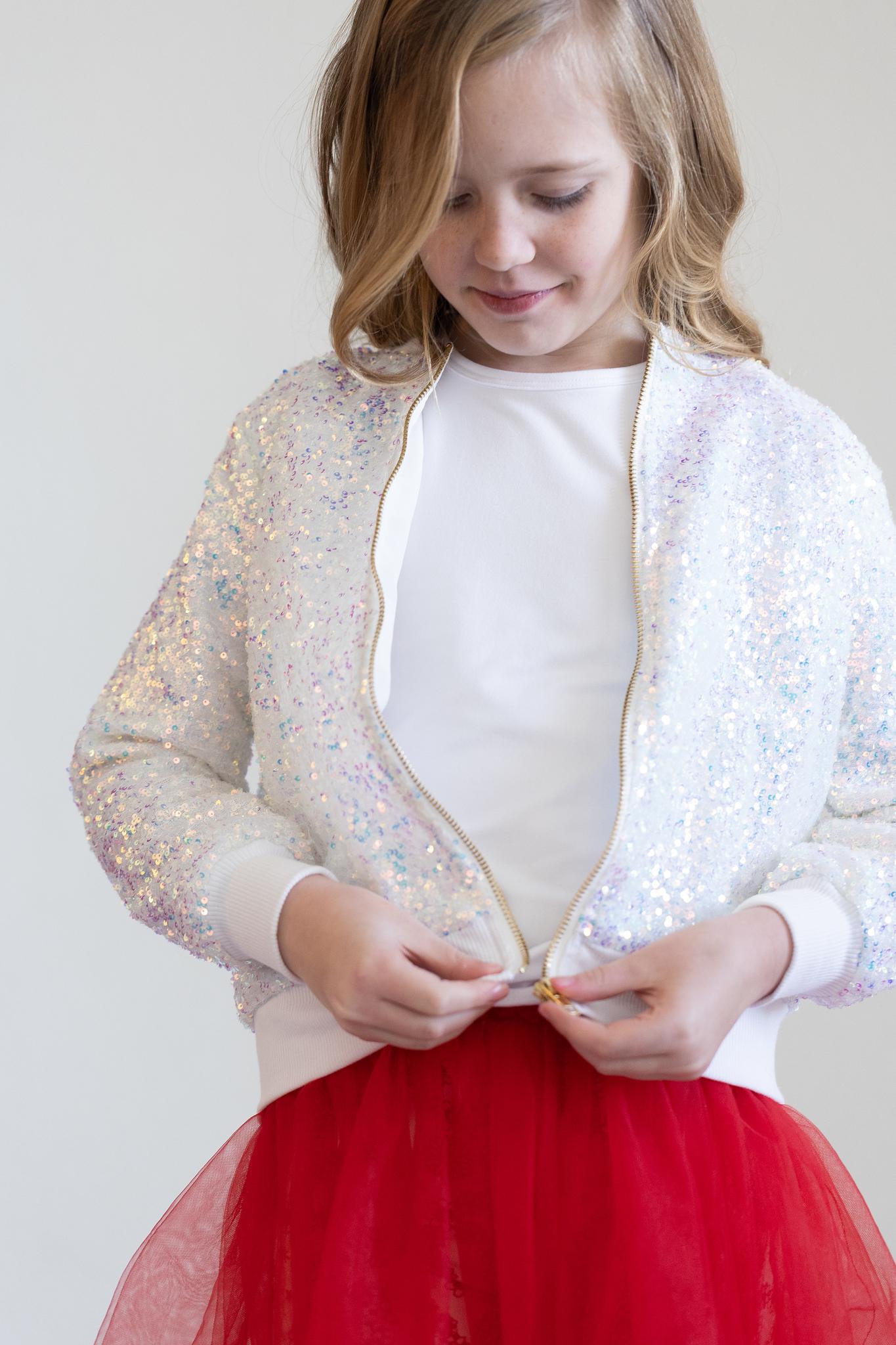 Mila & Rose:  Disco Sequin Jacket