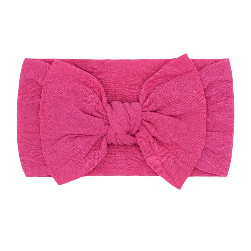 Baby Bling Bows The Knot Headwrap: Hot Pink