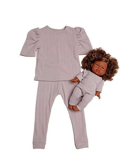 Minikane Doll & Me Outfits: Mya Jersey Set - Grey