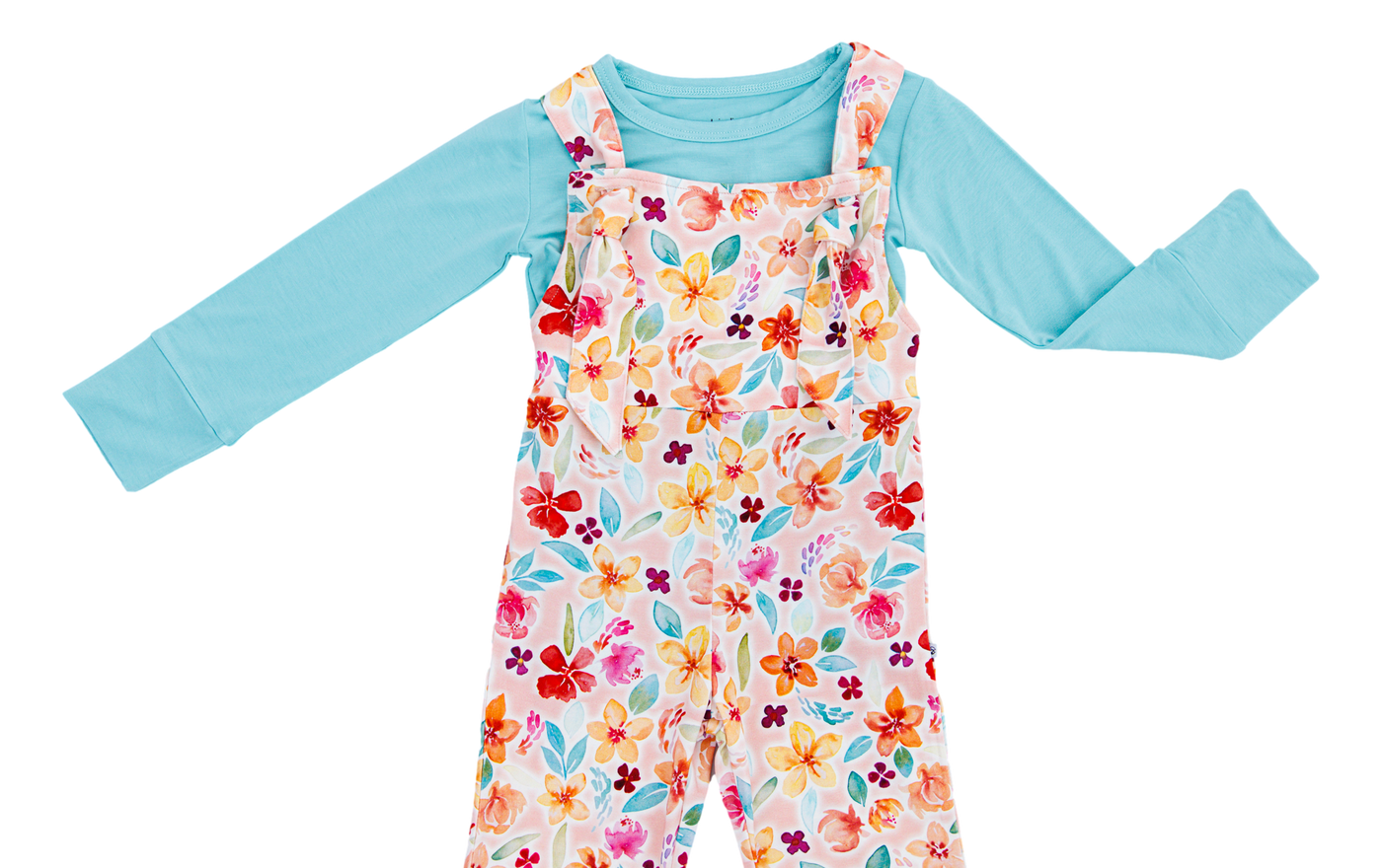 Birdie Bean Overall Jumpsuit: Pearl