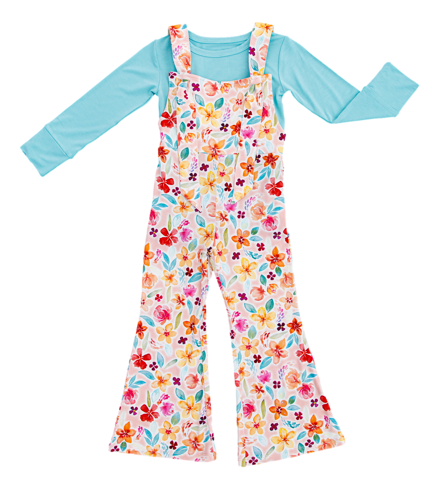 Birdie Bean Overall Jumpsuit: Pearl