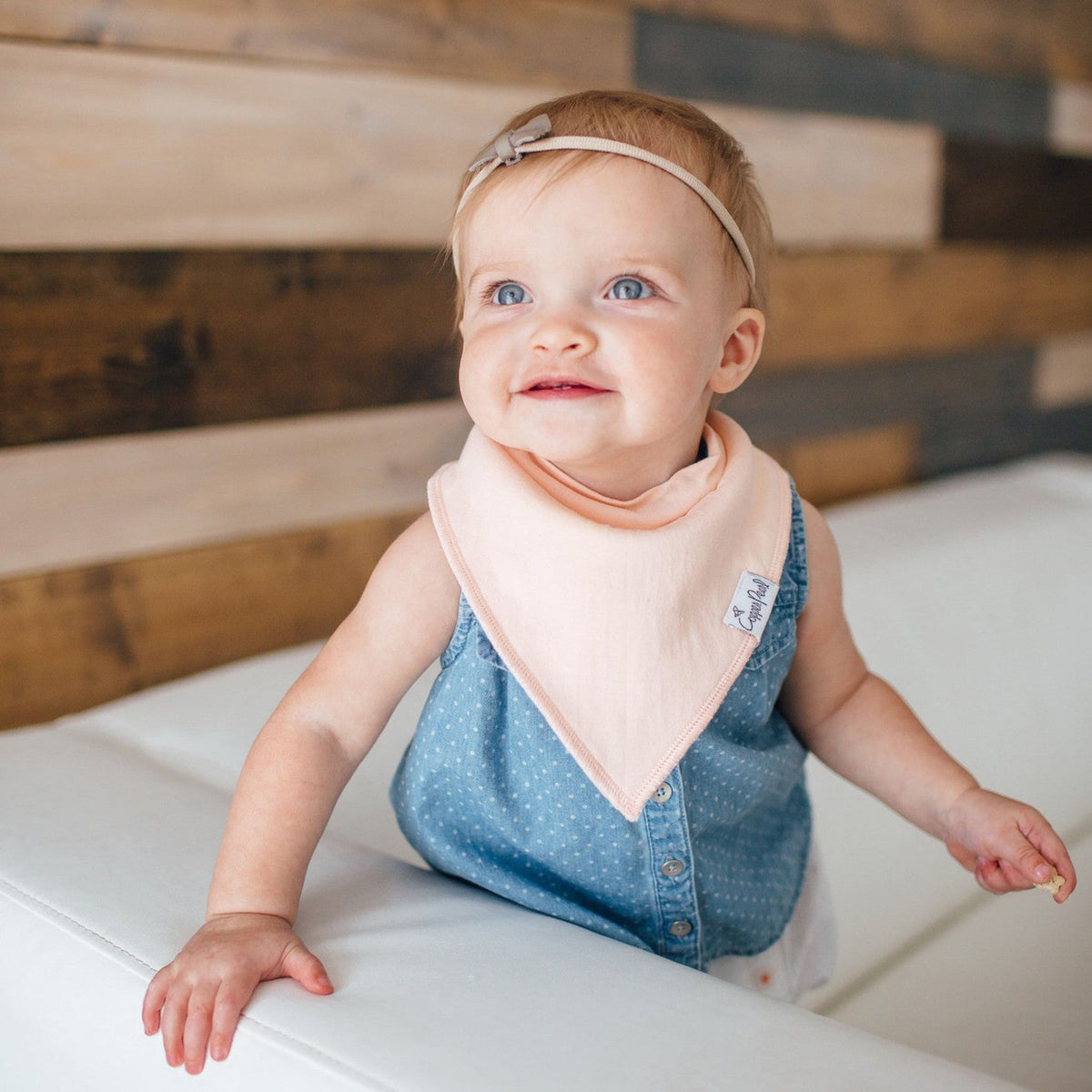 Copper Pearl Bandana Bib Set: Sweetheart