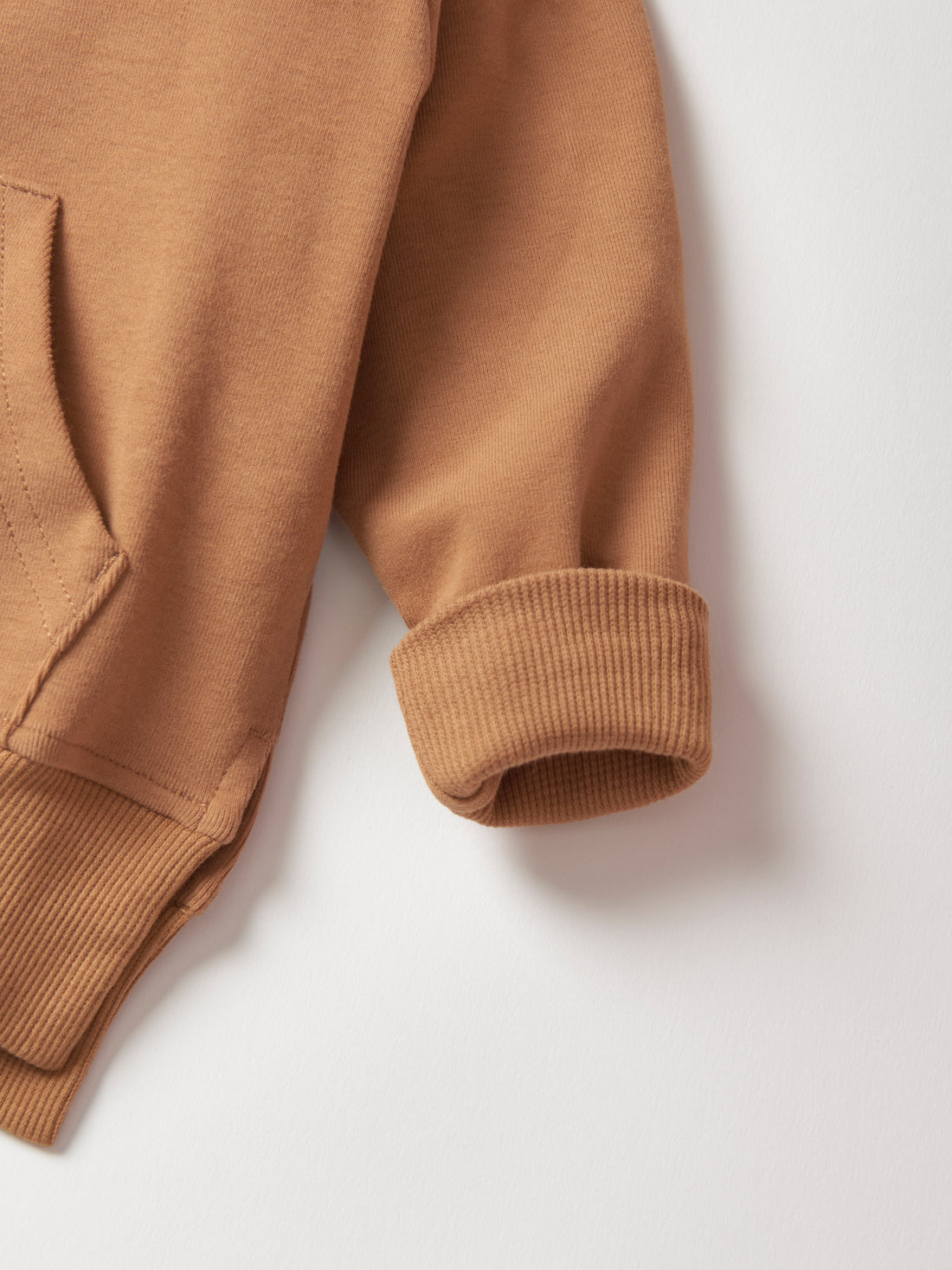 Little Bipsy Pocket Pullover: Caramel