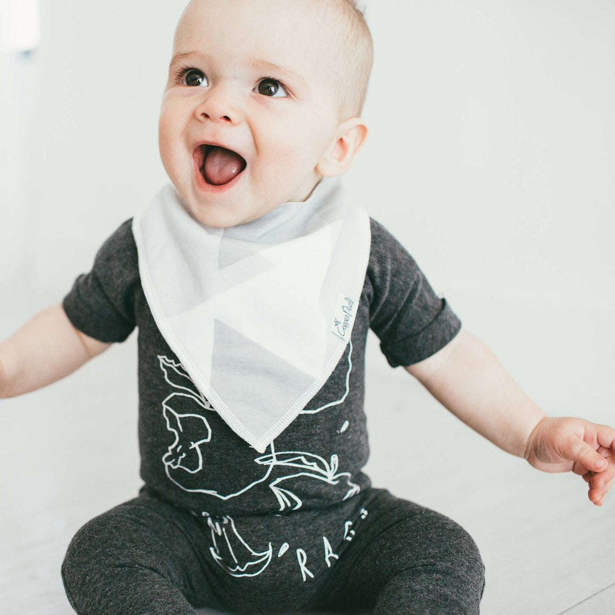 Copper Pearl Bandana Bib Set: Wild