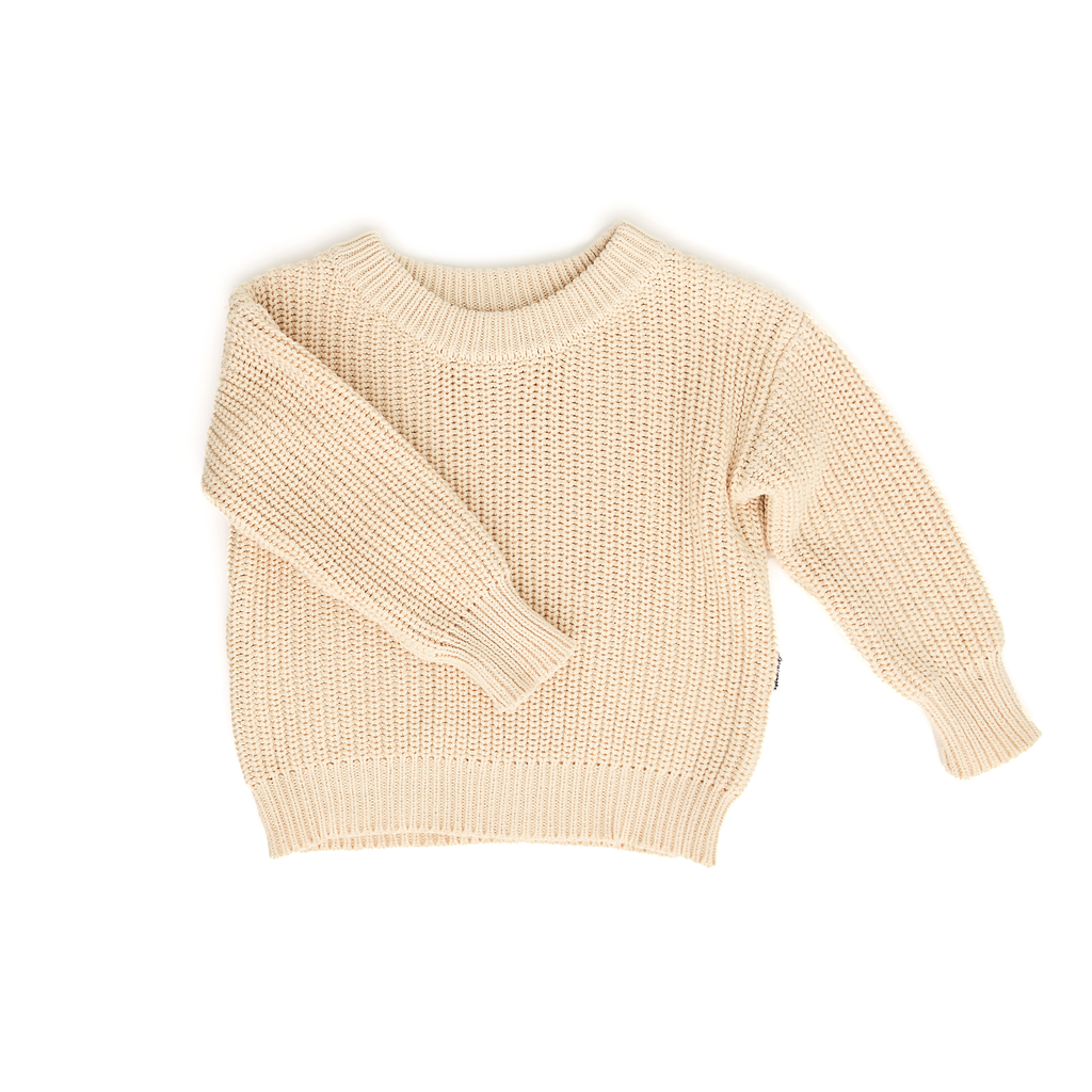 Gigi and Max Sweater: Solid Sand