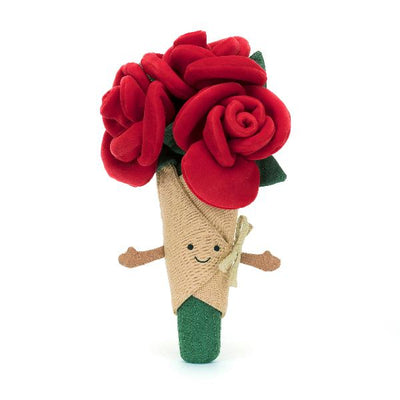 LIMIT 1 PER PERSON Jellycat: Amuseable Rose Bouquet (12")