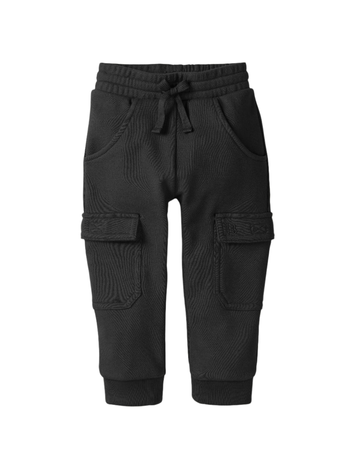 Little Bipsy Cargo Jogger: Black