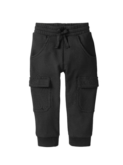 Little Bipsy Cargo Jogger: Black