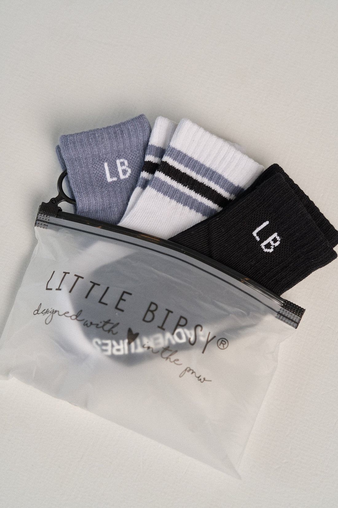 Little Bipsy Sock 3-Pack: Blue