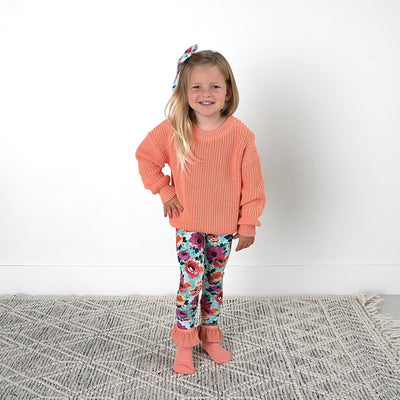 Gigi and Max Sweater: Solid Peach