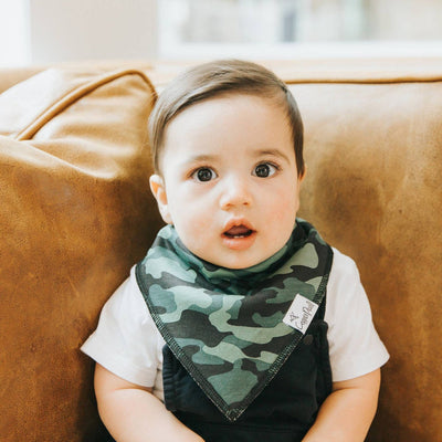 Copper Pearl Bandana Bib Set: Diesel