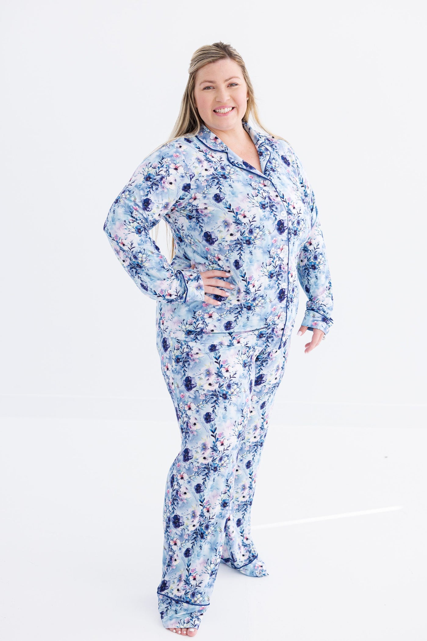 Birdie Bean Women's Lounge Set: Winter Floral