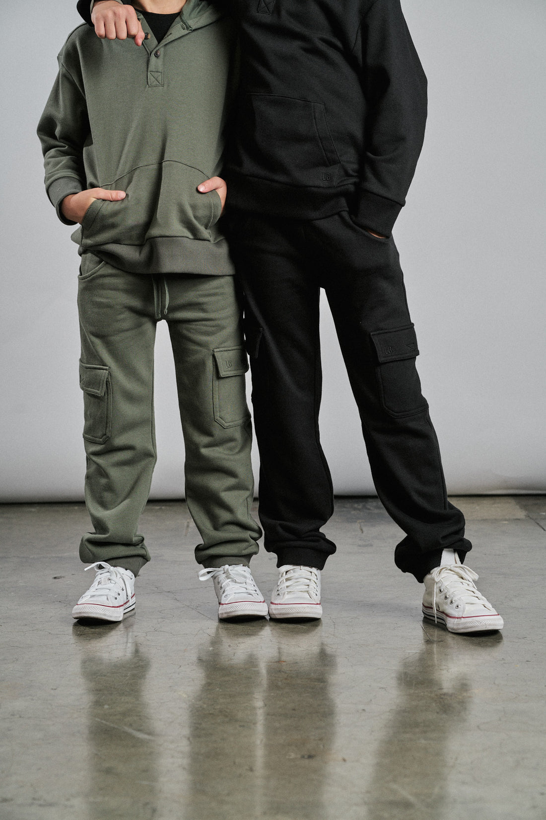 Little Bipsy Cargo Jogger: Black