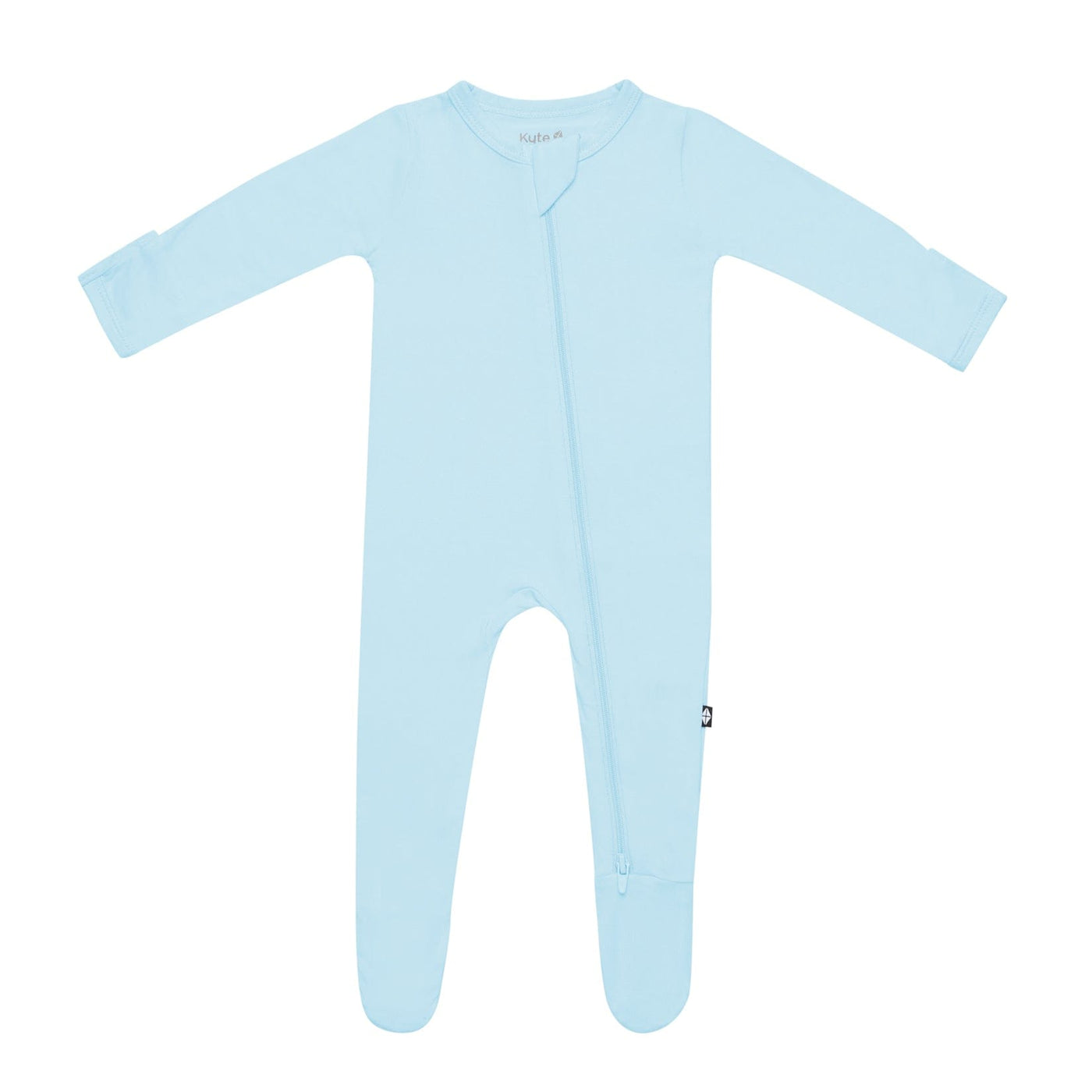 Kyte Baby Zippered Footie: Powder