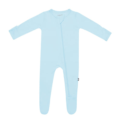 Kyte Baby Zippered Footie: Powder