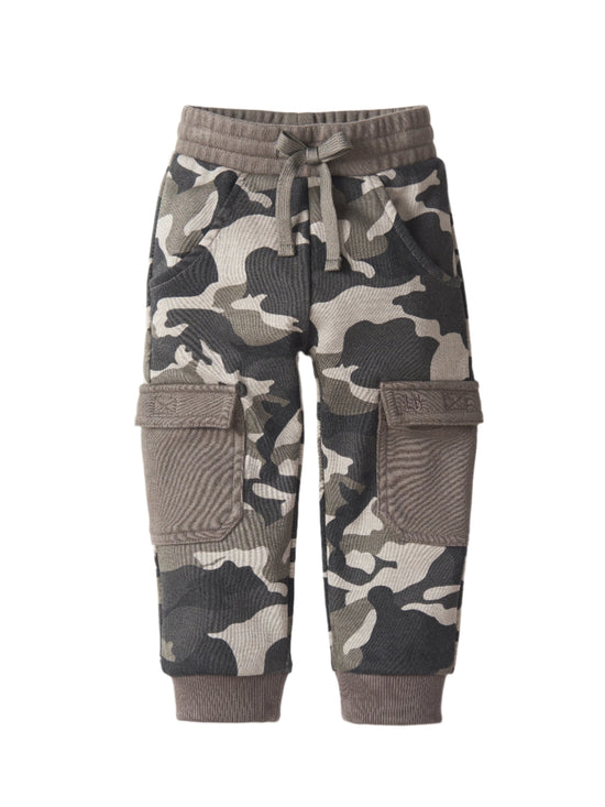 Little Bipsy Cargo Jogger: Army Camo