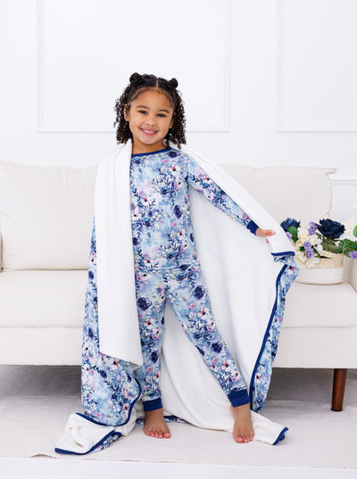 Birdie Bean Pajama Set: Winter Floral