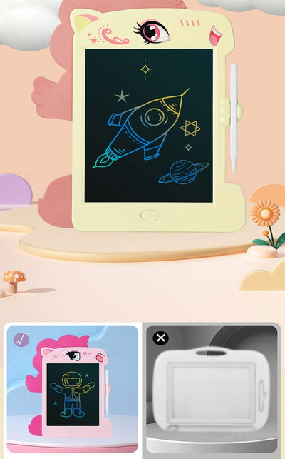 LCD Unicorn Writing Doodle Drawing Tablet (8.5in)