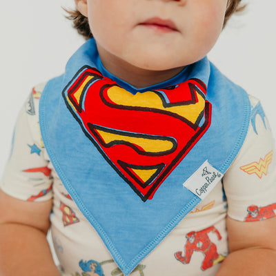 Copper Pearl Bandana Bib Set: Justice League