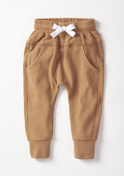 Little Bipsy Joggers: Caramel