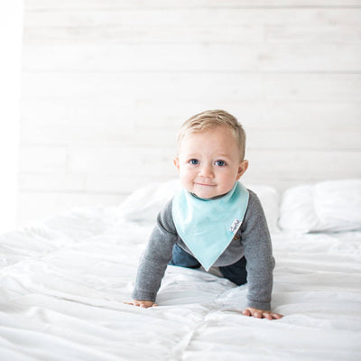 Copper Pearl Bandana Bib Set: Oxford