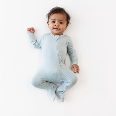 Kyte Baby Zippered Footie: Fog