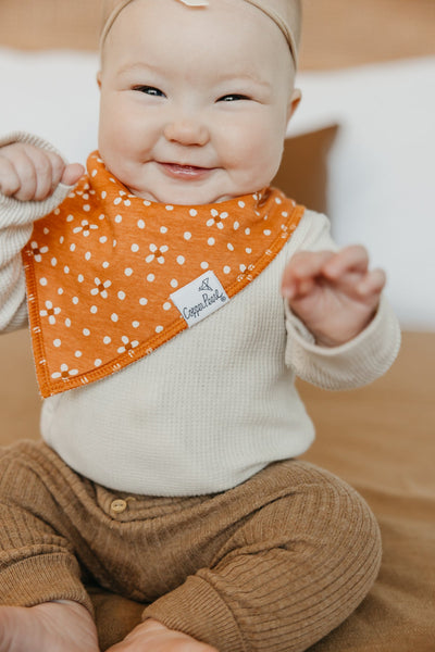 Copper Pearl Bandana Bib Set: Rue