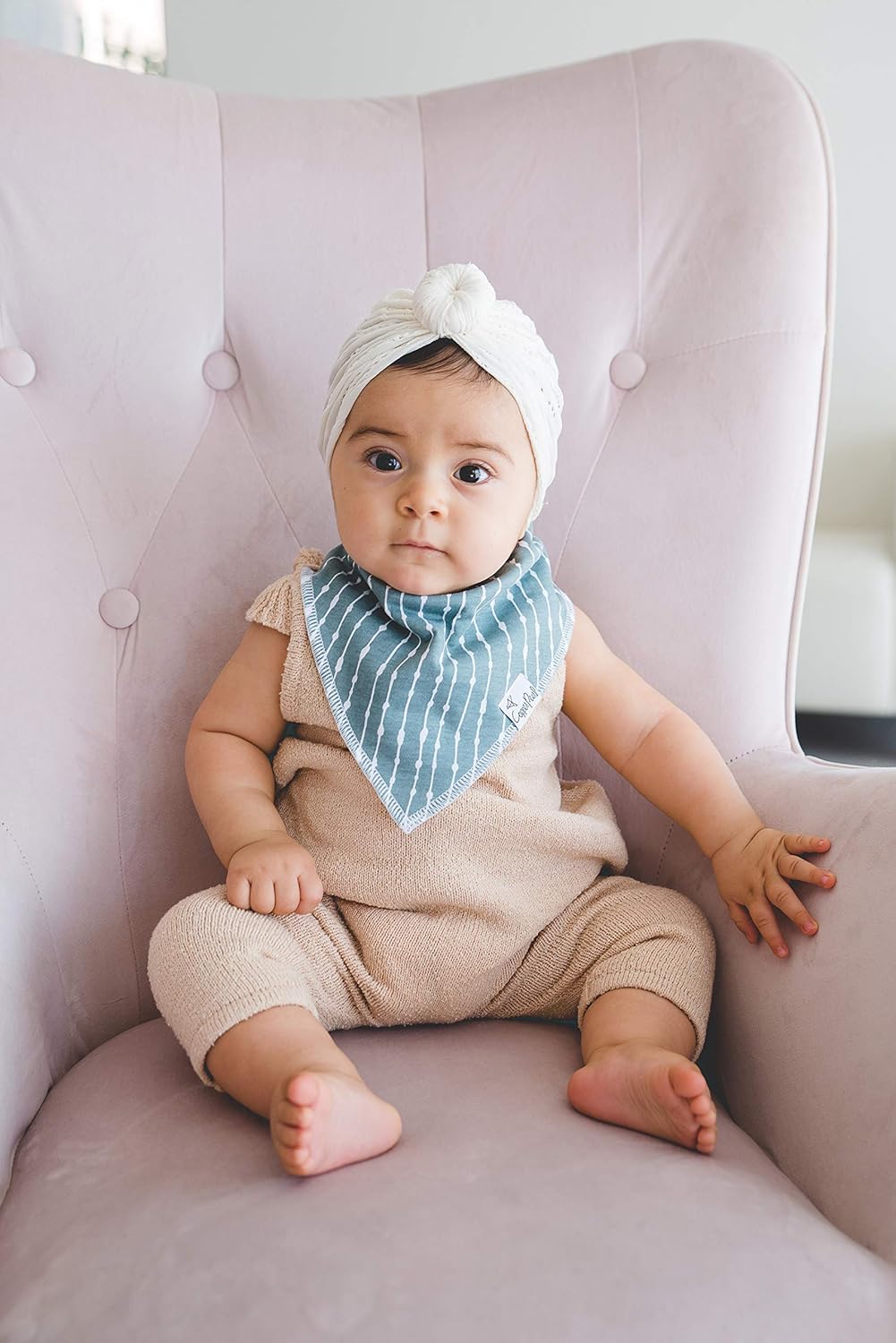 Copper Pearl Bandana Bib Set: Autumn