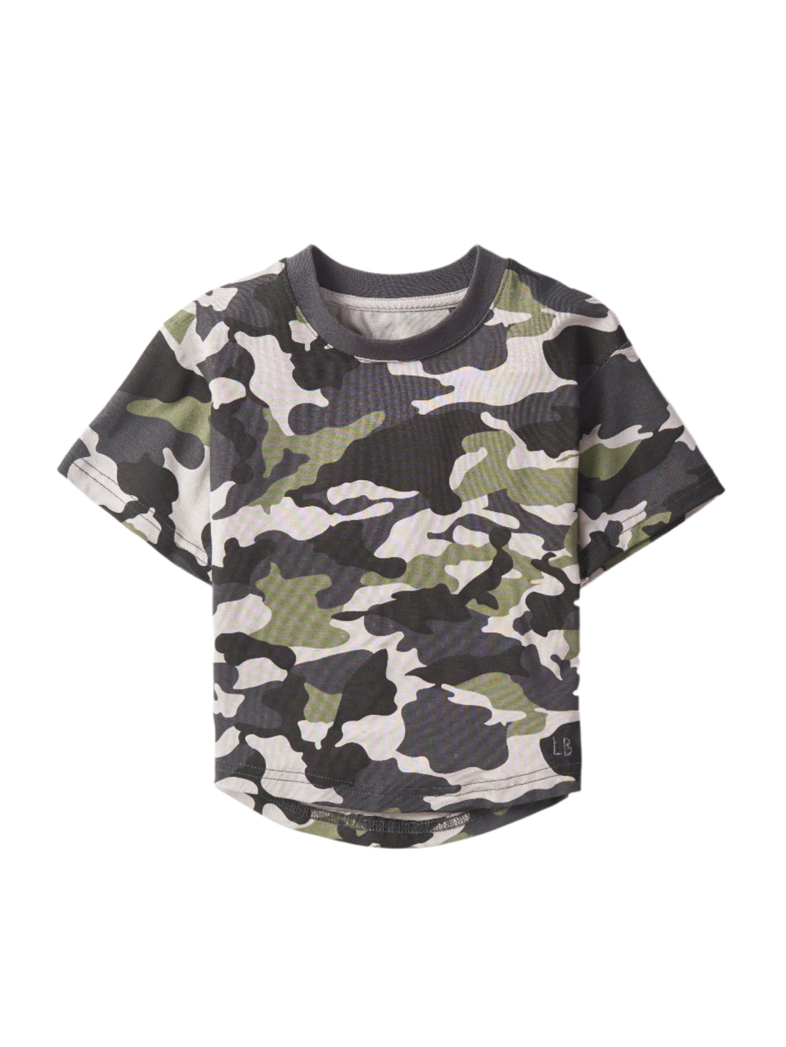 Little Bipsy Oversized Tee: Army Camo