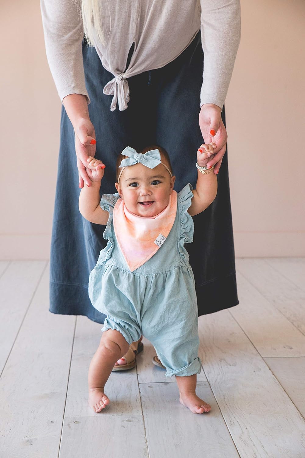 Copper Pearl Bandana Bib Set: Autumn