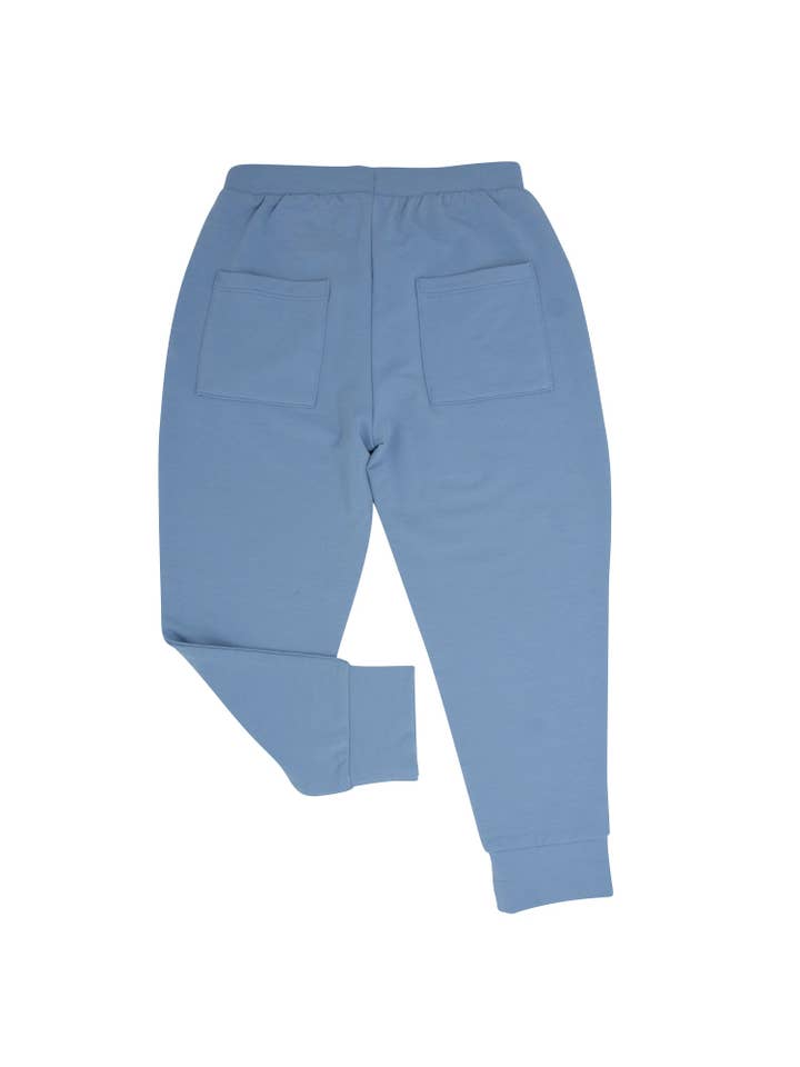 Sweet Bamboo Hooded Jogger Set: Blue Fog