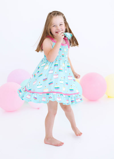 Birdie Bean Smocked Birdie Dress: Harlow