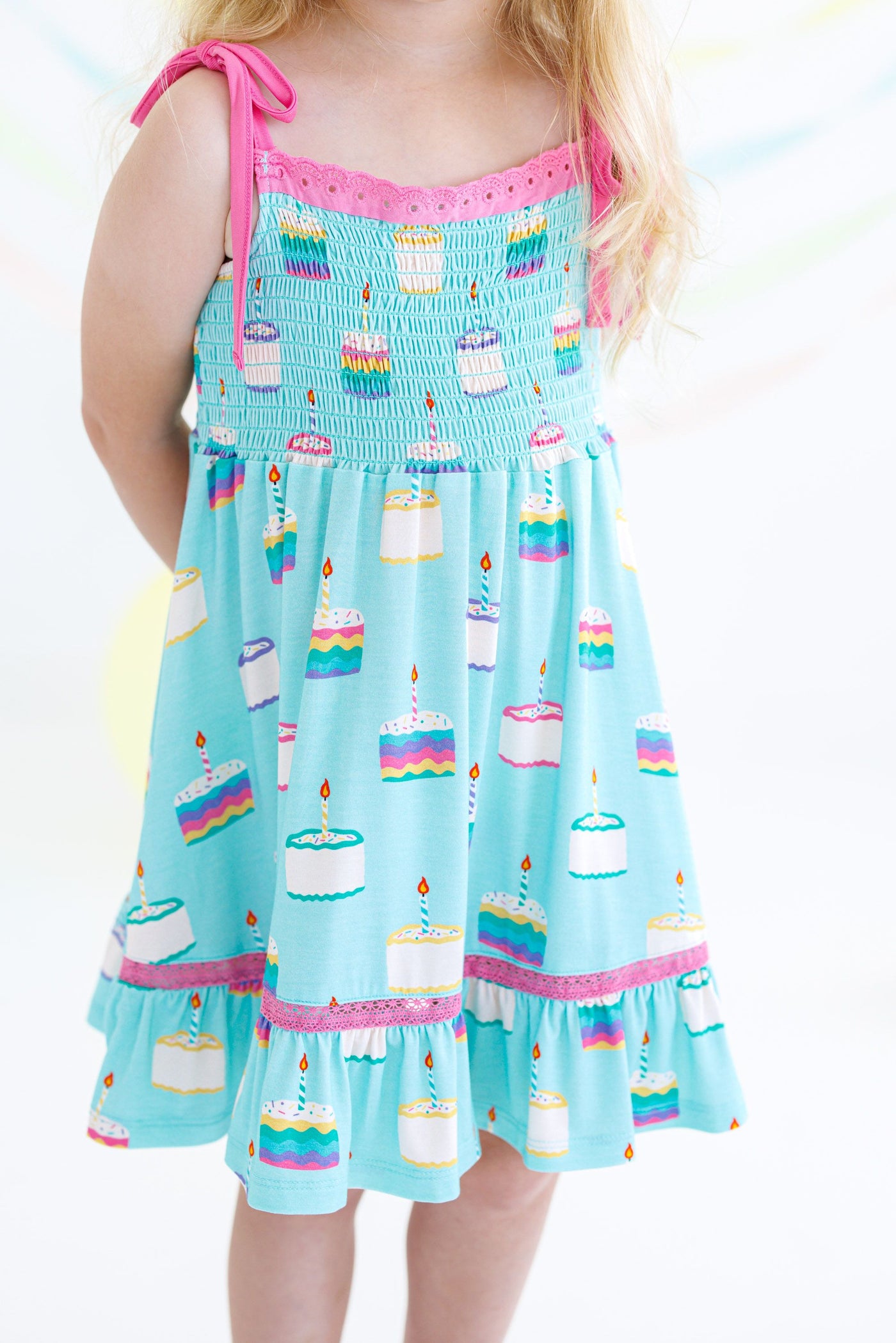 Birdie Bean Smocked Birdie Dress: Harlow