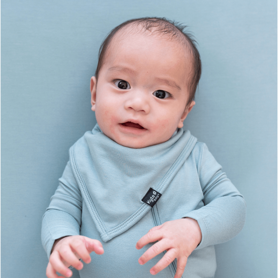 Kyte Baby Bib: Dusty Blue