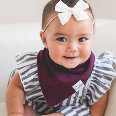 Copper Pearl Bandana Bib Set: Jade