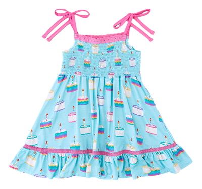 Birdie Bean Smocked Birdie Dress: Harlow