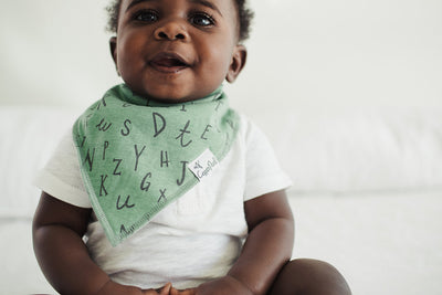 Print of the Week Copper Pearl Bandana Bib Set: Chip