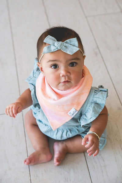 Copper Pearl Bandana Bib Set: Autumn