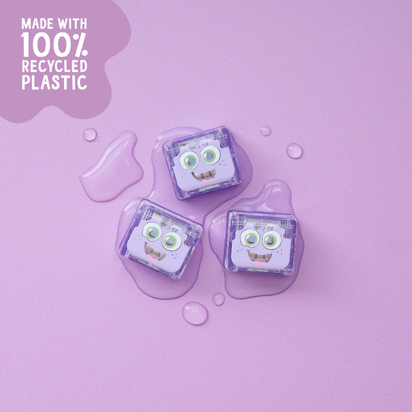 Glo Pals: 4 Pack Light Up Cubes Purple - Lumi