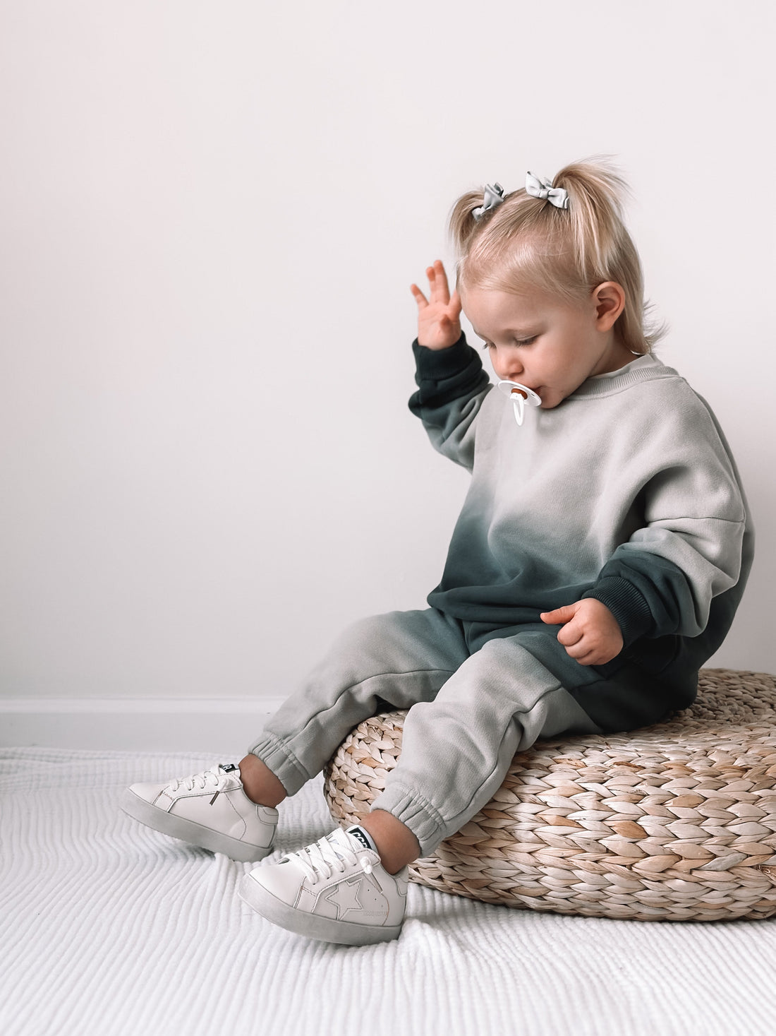 Little Bipsy Elevated Sweatpant: Ombre Night Fall