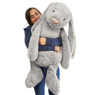 Jellycat: Bashful Silver Bunny Giant (37")