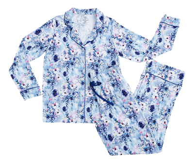 Birdie Bean Women's Lounge Set: Winter Floral